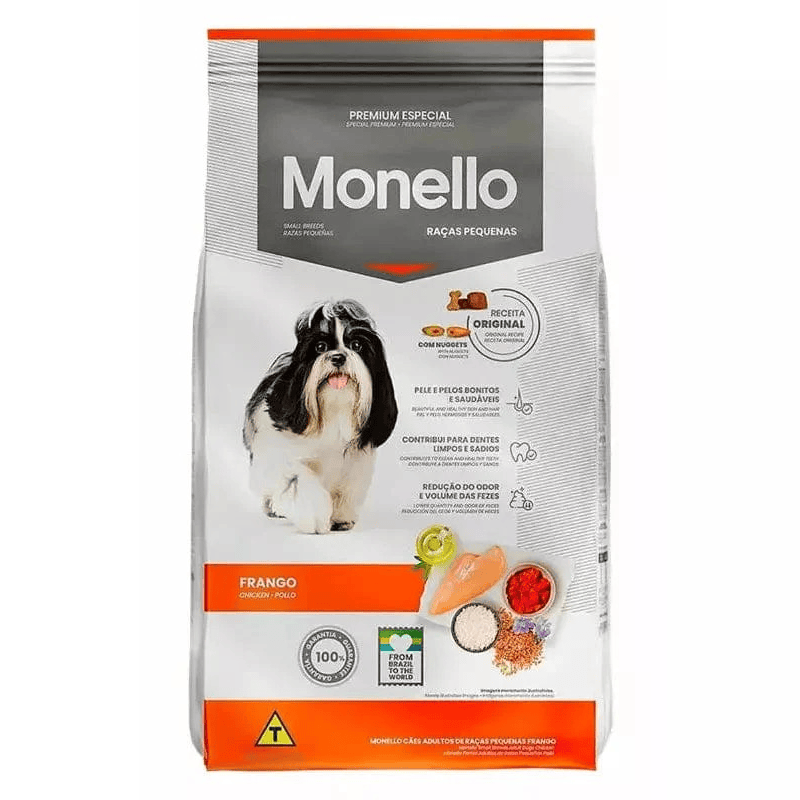 غذای خشک سگ مونلو نژاد کوچک بالغ با طعم مرغ monello